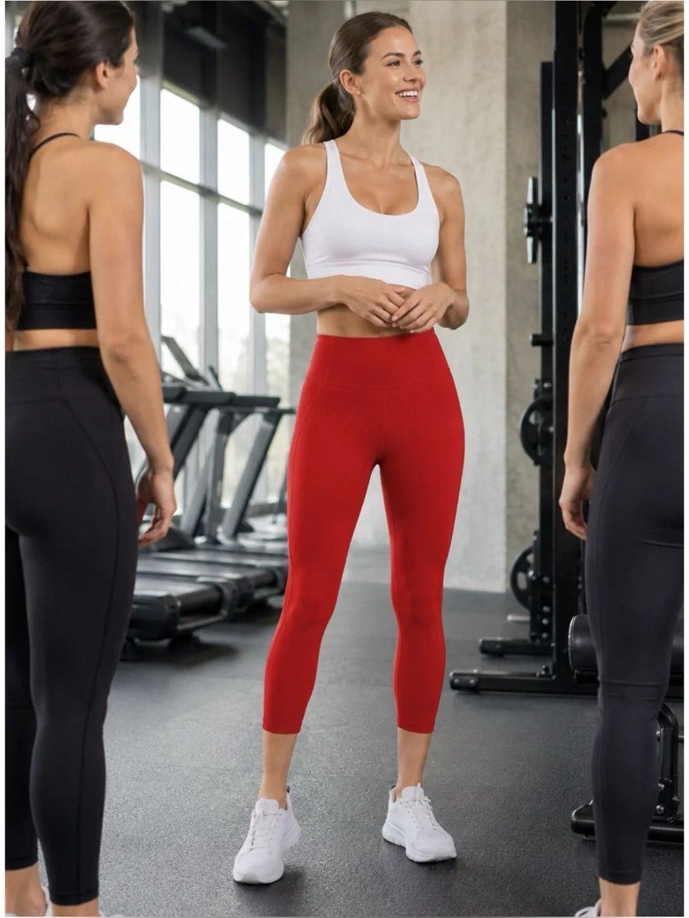 Lululemon Swift Speed High-Rise Crop - Dark Red  23" Size 8 ~ Excellent